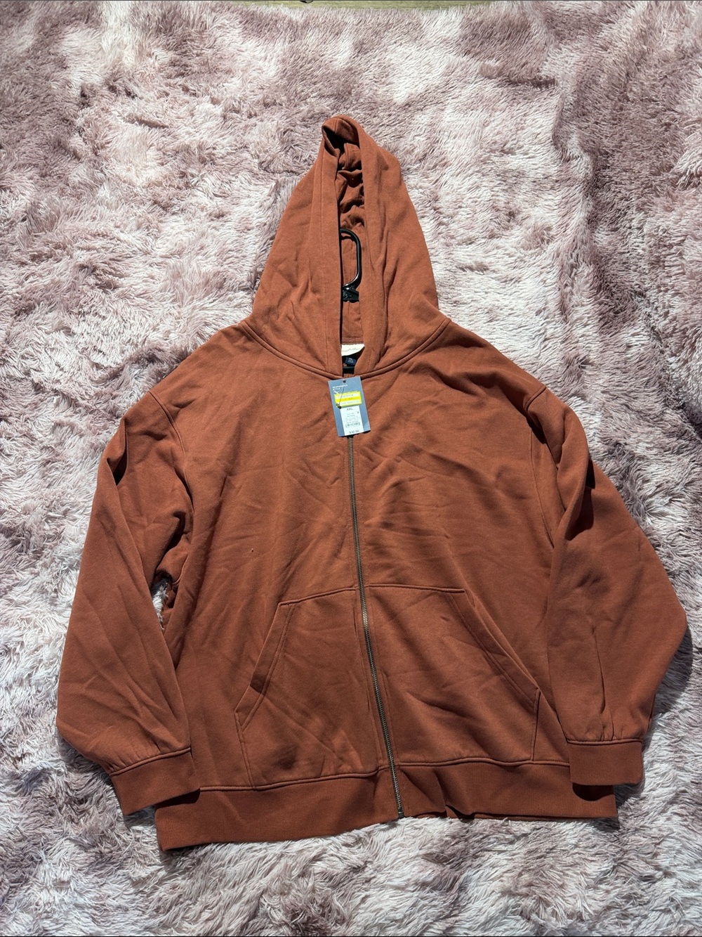 Universal Thread Rust Orange Full-Zip Hoodie